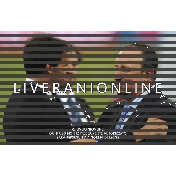 Trofeo TIM 2010 Bari - 13.08.2010 Juventus-Inter-Milan Nella Foto: rafael benitez e massimiliano allegri /Ph.Vitez-Ag. Aldo Liverani