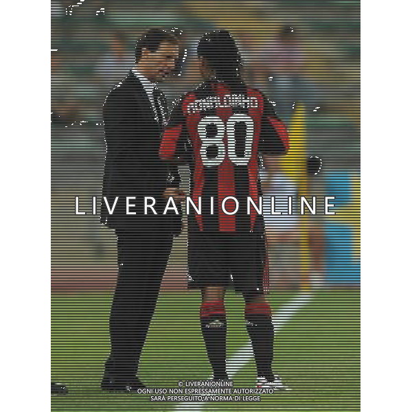 Trofeo TIM 2010 Bari - 13.08.2010 Juventus-Inter-Milan Nella Foto:Massimiliano ALLEGRI-RONALDINHO /Ph.Vitez-Ag. Aldo Liverani