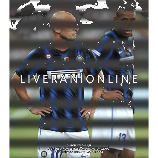 Trofeo TIM 2010 Bari - 13.08.2010 Juventus-Inter-Milan Nella Foto:Wesley SNEIJDER-MAICON /Ph.Vitez-Ag. Aldo Liverani