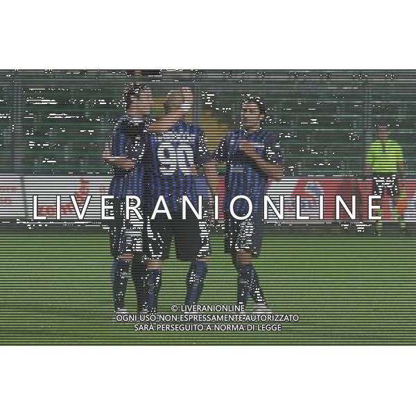 ATALANTA-FOLIGNO COPPA ITALIA TIM 15/08/2010 NELLA FOTO ESULTANZA ATALANTA FOTO FRANCO PASINETTI-AG ALDO LIVERANI