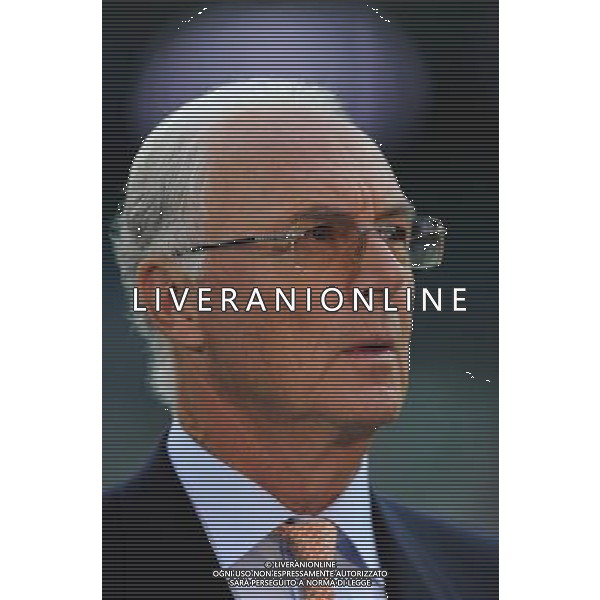 18.08.2010 UEFA Champions League, CL, Play-Off, Saison 2010/2011 SV Werder Bremen - UC Sampdoria Genova 3:1 NELLA FOTO Franz BECKENBAUER FOTO FIRO-AG ALDO LIVERANI ONLY ITALY