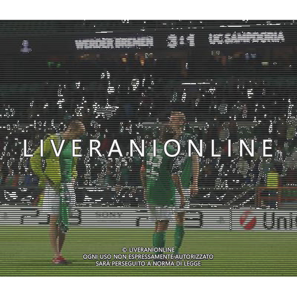18.08.2010 UEFA Champions League, CL, Play-Off, Saison 2010/2011 SV Werder Bremen - UC Sampdoria Genova 3:1 NELLA FOTO PASANEN-FRINGS- MERTESACKER FOTO FIRO-AG ALDO LIVERANI ONLY ITALY