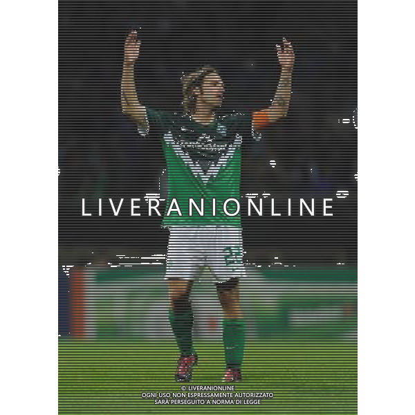 18.08.2010 UEFA Champions League, CL, Play-Off, Saison 2010/2011 SV Werder Bremen - UC Sampdoria Genova 3:1 NELLA FOTO Torsten FRINGS FOTO FIRO-AG ALDO LIVERANI ONLY ITALY