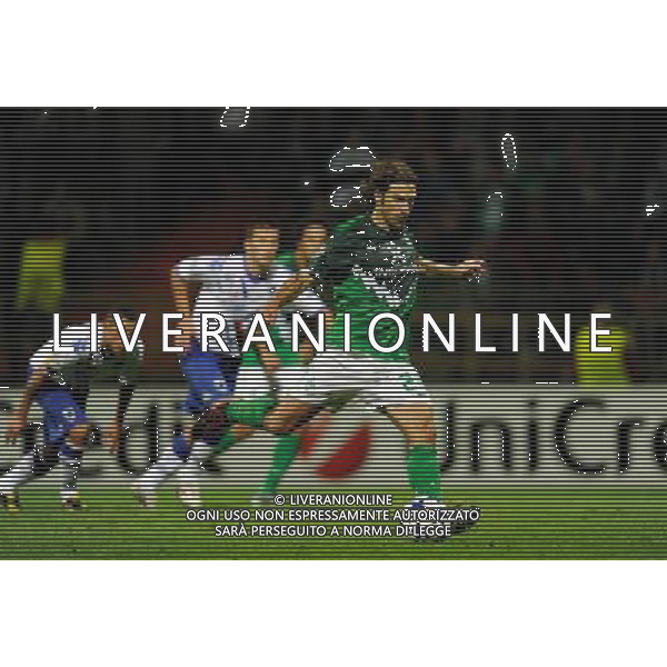 18.08.2010 UEFA Champions League, CL, Play-Off, Saison 2010/2011 SV Werder Bremen - UC Sampdoria Genova 3:1 NELLA FOTO Torsten FRINGS FOTO FIRO-AG ALDO LIVERANI ONLY ITALY
