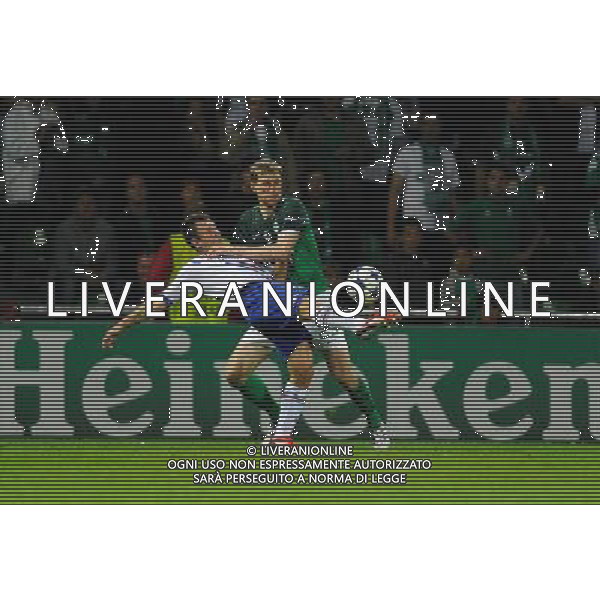 18.08.2010 UEFA Champions League, CL, Play-Off, Saison 2010/2011 SV Werder Bremen - UC Sampdoria Genova 3:1 NELLA FOTO Per MERTESACKER-ANTONIO CASSANO FOTO FIRO-AG ALDO LIVERANI ONLY ITALY