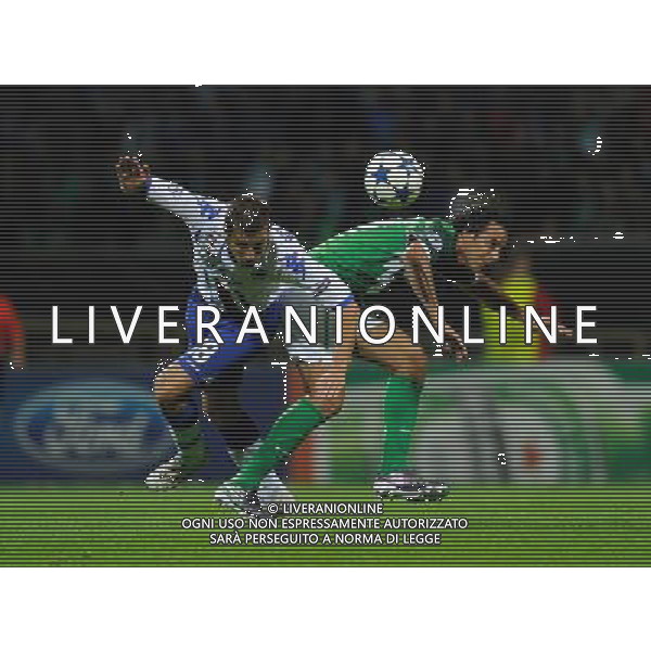 18.08.2010 UEFA Champions League, CL, Play-Off, Saison 2010/2011 SV Werder Bremen - UC Sampdoria Genova 3:1 NELLA FOTO DANIELE GASTALDELLO-Claudio PIZARRO FOTO FIRO-AG ALDO LIVERANI ONLY ITALY