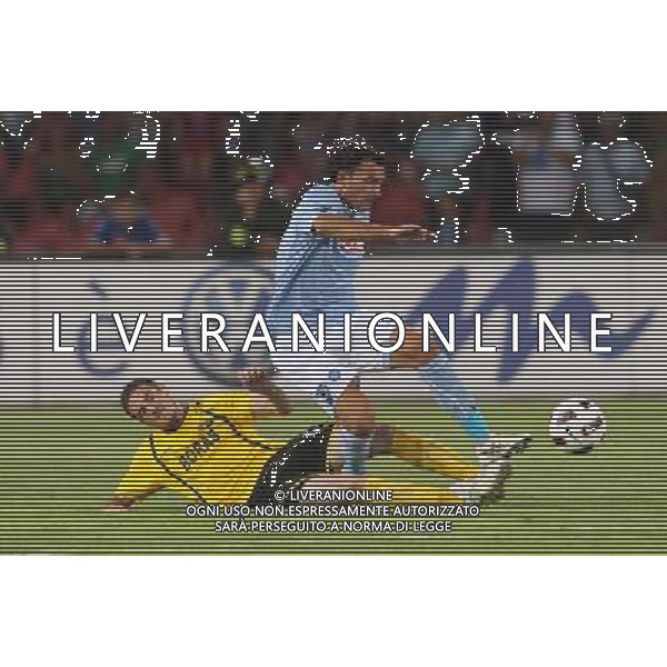 19 AGOSTO 2010 EUROPA LEAGUE NAPOLI-ELSBORG NELLA FOTO: SALVATORE ARONICA FOTO MOSCA- AG.LIVERANI SAS