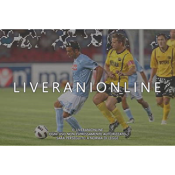 19 AGOSTO 2010 EUROPA LEAGUE NAPOLI-ELSBORG NELLA FOTO: FABIO QUAGLIARELLA-SVENSSON FOTO MOSCA- AG.LIVERANI SAS