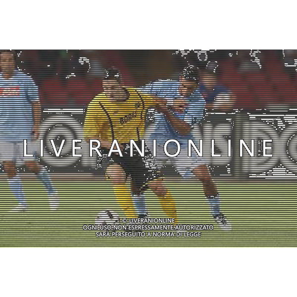 19 AGOSTO 2010 EUROPA LEAGUE NAPOLI-ELSBORG NELLA FOTO: ISHIZAKI-PAZIENZA MICHELE FOTO MOSCA- AG.LIVERANI SAS