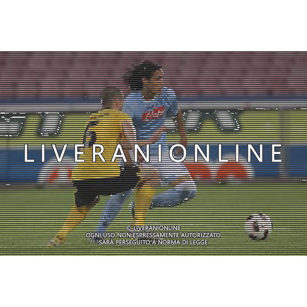 19 AGOSTO 2010 EUROPA LEAGUE NAPOLI-ELSBORG NELLA FOTO: EDINSON CAVANI FOTO MOSCA- AG.LIVERANI SAS