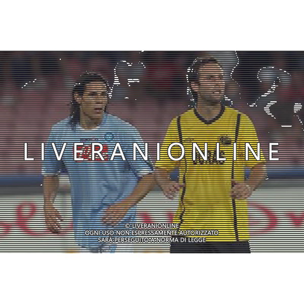 19 AGOSTO 2010 EUROPA LEAGUE NAPOLI-ELSBORG NELLA FOTO: EDINSON CAVANI FOTO MOSCA- AG.LIVERANI SAS
