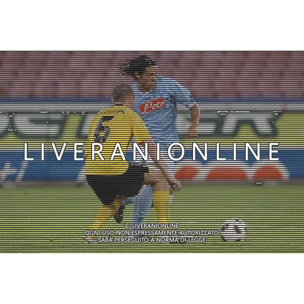 19 AGOSTO 2010 EUROPA LEAGUE NAPOLI-ELSBORG NELLA FOTO: EDINSON CAVANI FOTO MOSCA- AG.LIVERANI SAS