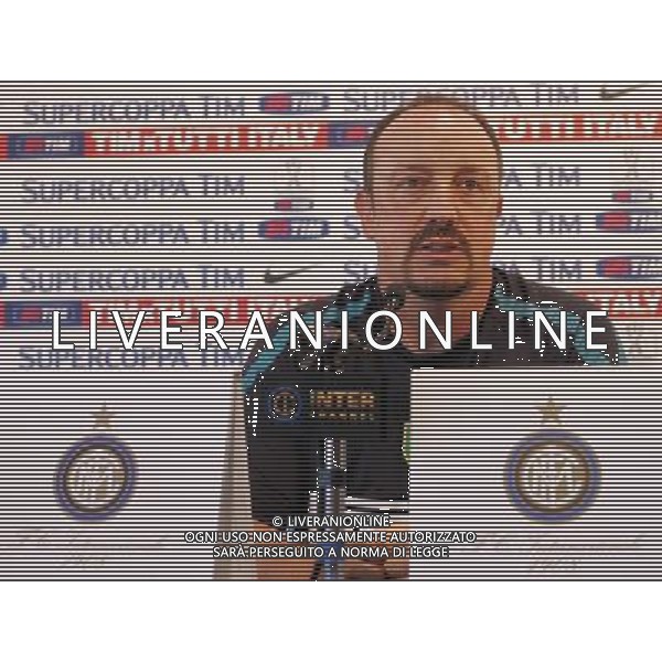 Conferenza Stampa Inter Calcio Appiano gentile (Co) 20/08/2010 nella foto Rafael Benitez ©Luzzani/Agenzia Aldo Liverani Sas