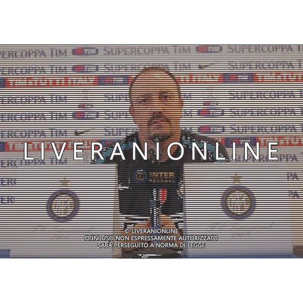 Conferenza Stampa Inter Calcio Appiano gentile (Co) 20/08/2010 nella foto Rafael Benitez ©Luzzani/Agenzia Aldo Liverani Sas