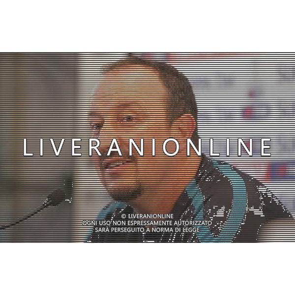 Conferenza Stampa Inter Calcio Appiano gentile (Co) 20/08/2010 nella foto Rafael Benitez ©Luzzani/Agenzia Aldo Liverani Sas