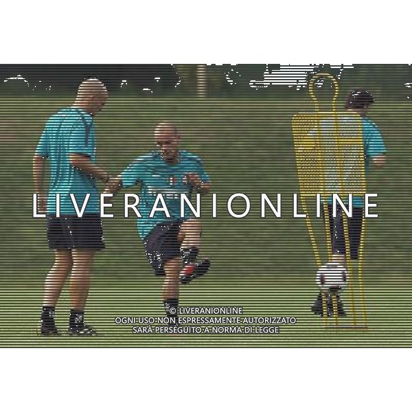 Allenamento Inter Calcio Appiano gentile (Co) 20/08/2010 nella foto weslwy sneijder e esteban cambiasso ©Luzzani/Agenzia Aldo Liverani Sas