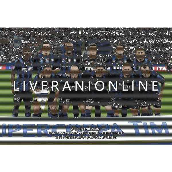 Supercoppa TIM 2010 Milano - 21.08.2010 Inter-Roma Nella Foto:inter squadra formazione /Ph.Vitez-Ag. Aldo Liverani