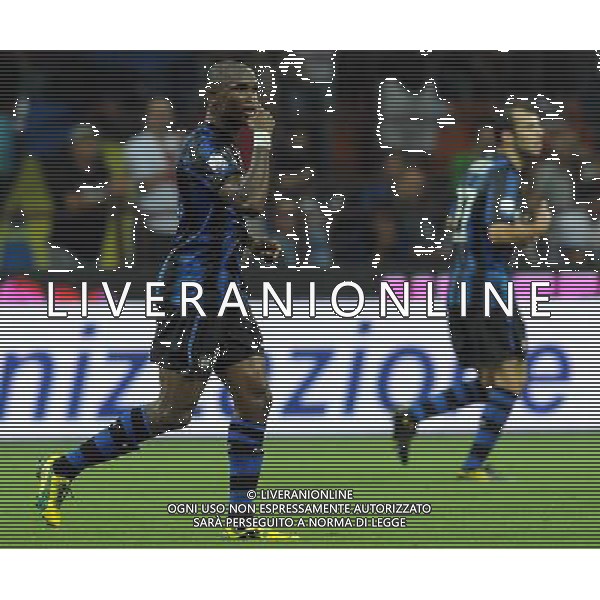 Supercoppa TIM 2010 Milano - 21.08.2010 Inter-Roma Nella Foto: esultanza dopo il gol di samuel eto\'o /Ph.Vitez-Ag. Aldo Liverani