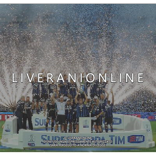 Supercoppa TIM 2010 Milano - 21.08.2010 Inter-Roma Nella Foto:premiazione /Ph.Vitez-Ag. Aldo Liverani
