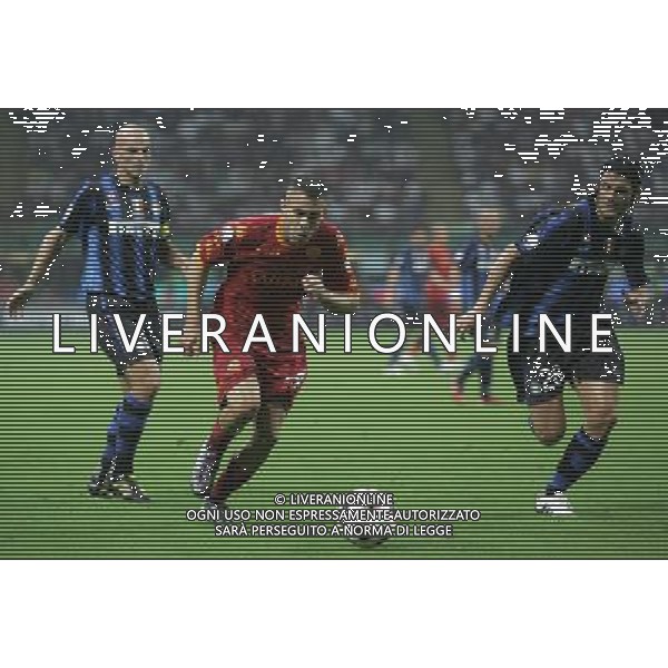 Milano 21-08-2010 Supercoppa Tim Inter-Roma 3:1 nella foto jeremy menez e cristian chivu ph marco luzzani/ag aldo liverani s.a.s.