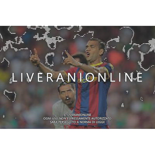 BARCELLONA-SIVIGLIA SUPERCOPPA DI SPAGNA 2010 NELLA FOTO Daniel Alves (ALTERPHOTOS/Acero)-AG ALDO LIVERANI ONLY ITALY