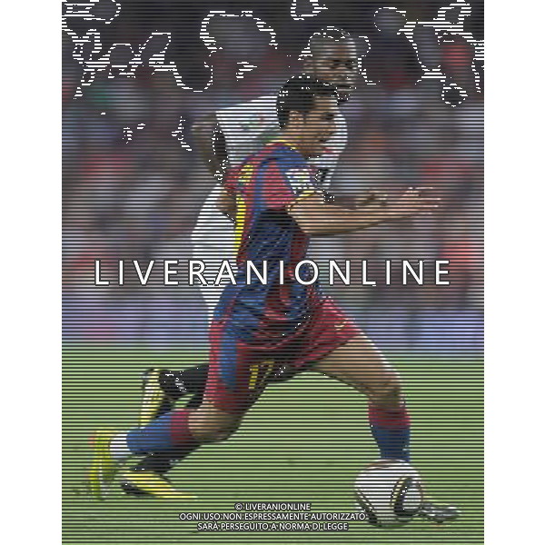 BARCELLONA-SIVIGLIA SUPERCOPPA DI SPAGNA 2010 NELLA FOTO Pedro Rodriguez (ALTERPHOTOS/Acero)-AG ALDO LIVERANI ONLY ITALY