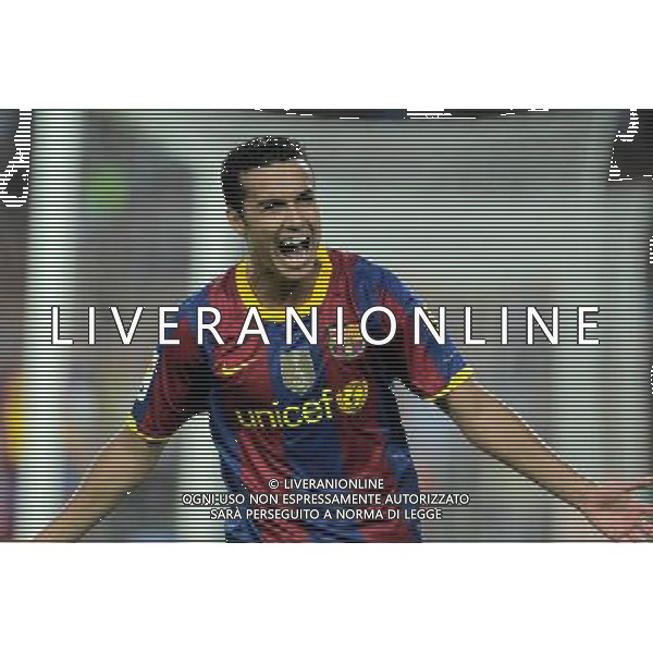 BARCELLONA-SIVIGLIA SUPERCOPPA DI SPAGNA 2010 NELLA FOTO Pedro Rodriguez (ALTERPHOTOS/Acero)-AG ALDO LIVERANI ONLY ITALY