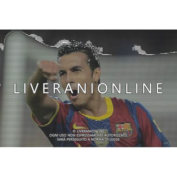 BARCELLONA-SIVIGLIA SUPERCOPPA DI SPAGNA 2010 NELLA FOTO Pedro Rodriguez (ALTERPHOTOS/Acero)-AG ALDO LIVERANI ONLY ITALY