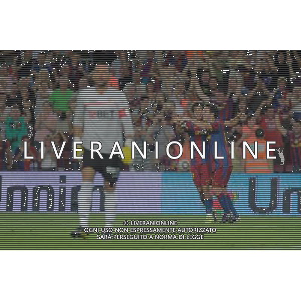 BARCELLONA-SIVIGLIA SUPERCOPPA DI SPAGNA 2010 NELLA FOTO Lionel Messi -Bojan Krkic (ALTERPHOTOS/Acero)-AG ALDO LIVERANI ONLY ITALY