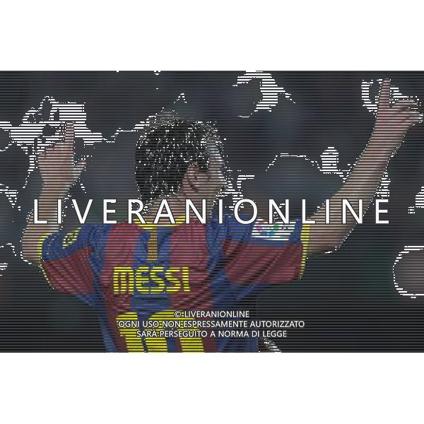 BARCELLONA-SIVIGLIA SUPERCOPPA DI SPAGNA 2010 NELLA FOTO Lionel Messi (ALTERPHOTOS/Acero)-AG ALDO LIVERANI ONLY ITALY