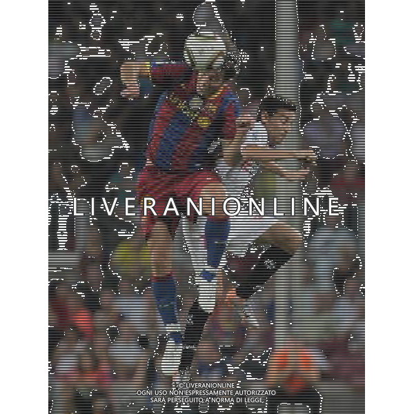 BARCELLONA-SIVIGLIA SUPERCOPPA DI SPAGNA 2010 NELLA FOTO Maxwell -Jesus Navas (ALTERPHOTOS/Acero)-AG ALDO LIVERANI ONLY ITALY