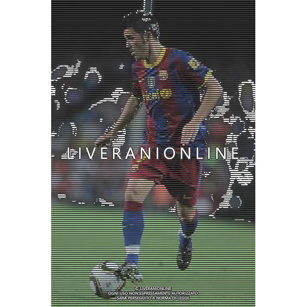 BARCELLONA-SIVIGLIA SUPERCOPPA DI SPAGNA 2010 NELLA FOTO David Villa (ALTERPHOTOS/Acero)-AG ALDO LIVERANI ONLY ITALY