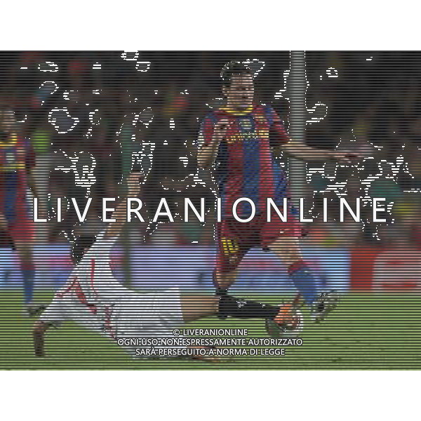 BARCELLONA-SIVIGLIA SUPERCOPPA DI SPAGNA 2010 NELLA FOTO Lionel Messi (ALTERPHOTOS/Acero)-AG ALDO LIVERANI ONLY ITALY