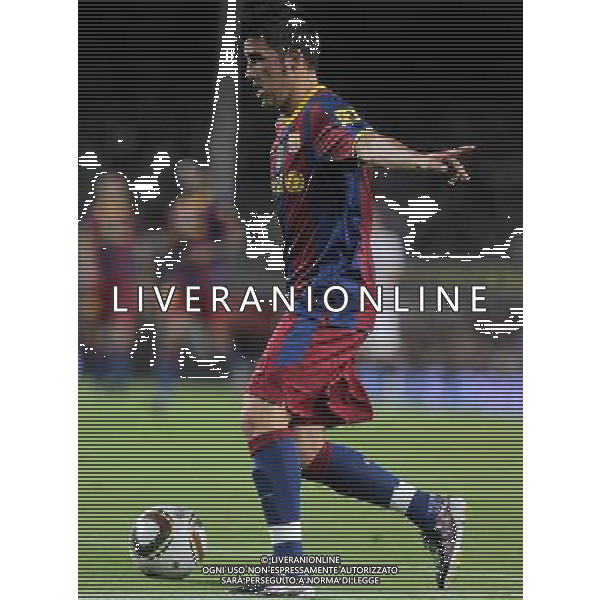 BARCELLONA-SIVIGLIA SUPERCOPPA DI SPAGNA 2010 NELLA FOTO David Villa (ALTERPHOTOS/Acero)-AG ALDO LIVERANI ONLY ITALY