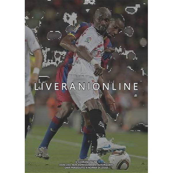 BARCELLONA-SIVIGLIA SUPERCOPPA DI SPAGNA 2010 NELLA FOTO Didier Zokora -Seydou Keita (ALTERPHOTOS/Acero)-AG ALDO LIVERANI ONLY ITALY
