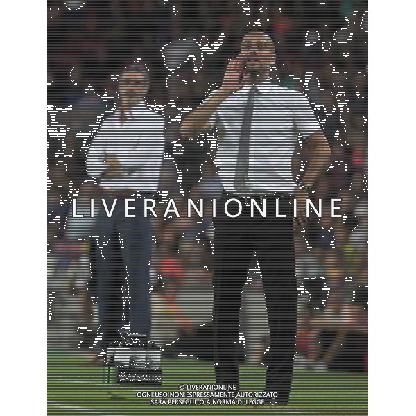 BARCELLONA-SIVIGLIA SUPERCOPPA DI SPAGNA 2010 NELLA FOTO Pep Guardiola (ALTERPHOTOS/Acero)-AG ALDO LIVERANI ONLY ITALY