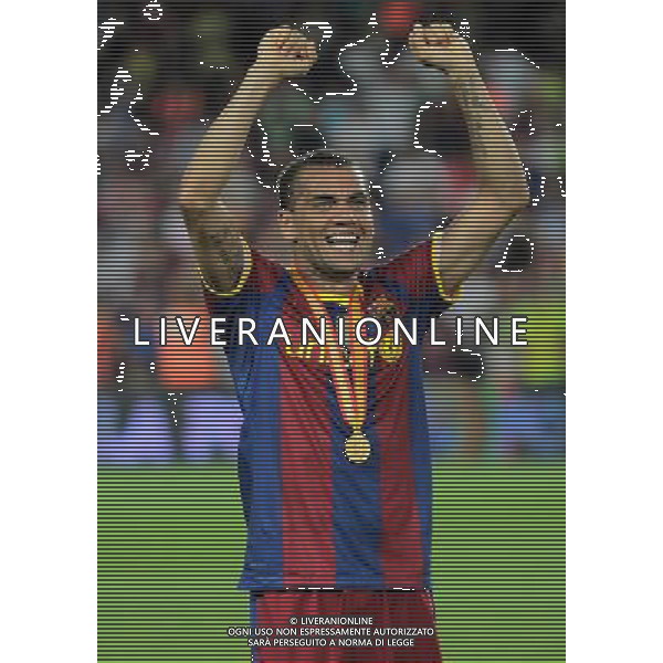 BARCELLONA-SIVIGLIA SUPERCOPPA DI SPAGNA 2010 NELLA FOTO Daniel Alves (ALTERPHOTOS/Acero)-AG ALDO LIVERANI ONLY ITALY