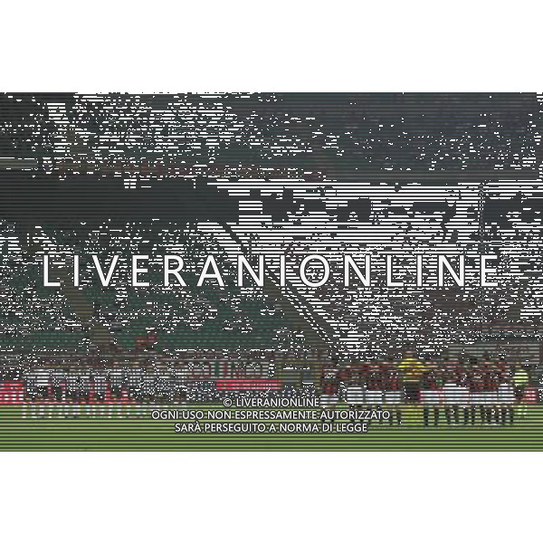 MILAN - JUVENTUS 20mo TROFEO LUIGI BERLUSCONI 22/08/2010 nella foto minuto di silenzio per la morte di cossiga ©Luzzani/Agenzia Aldo Liverani Sas