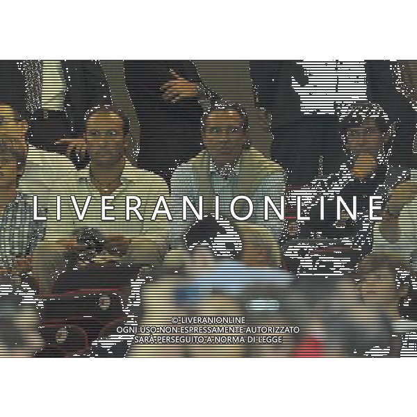 Trofeo Luigi Berlusconi 2010 Milano - 22.08.2010 Milan-Juventus Nella Foto:pireluigi casiraghi, cesare prandelli e demetrio albertini in tribuna /Ph.Vitez-Ag. Aldo Liverani