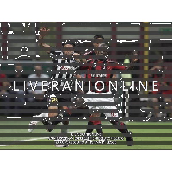 MILAN - JUVENTUS 20mo TROFEO LUIGI BERLUSCONI 22/08/2010 nella foto martinez e seedorf clarence ©Luzzani/Agenzia Aldo Liverani Sas