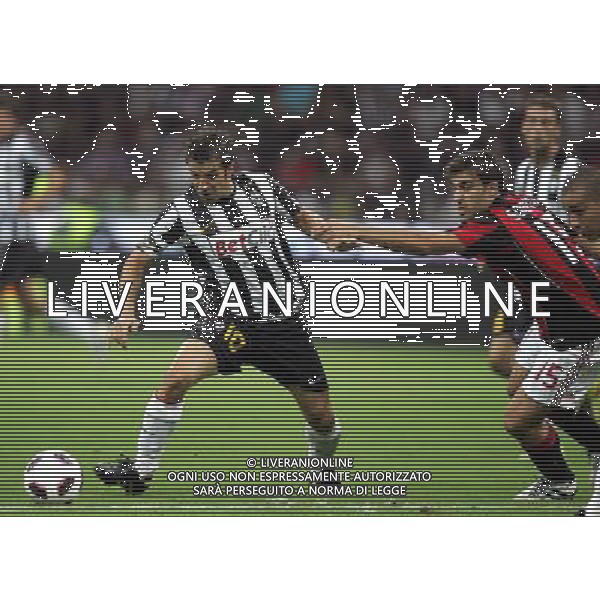 MILAN - JUVENTUS 20mo TROFEO LUIGI BERLUSCONI 22/08/2010 nella foto alessandro del piero e sokratis ©Luzzani/Agenzia Aldo Liverani Sas