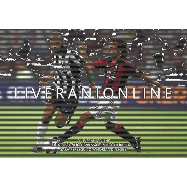 MILAN - JUVENTUS 20mo TROFEO LUIGI BERLUSCONI 22/08/2010 nella foto felipe melo e pirlo andrea ©Luzzani/Agenzia Aldo Liverani Sas