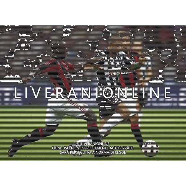 MILAN - JUVENTUS 20mo TROFEO LUIGI BERLUSCONI 22/08/2010 nella foto felipe melo e seedorf clarence ©Luzzani/Agenzia Aldo Liverani Sas