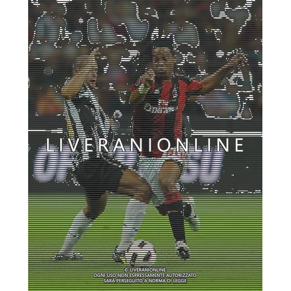 Trofeo Luigi Berlusconi 2010 Milano - 22.08.2010 Milan-Juventus Nella Foto:ronaldinho e felipe melo /Ph.Vitez-Ag. Aldo Liverani