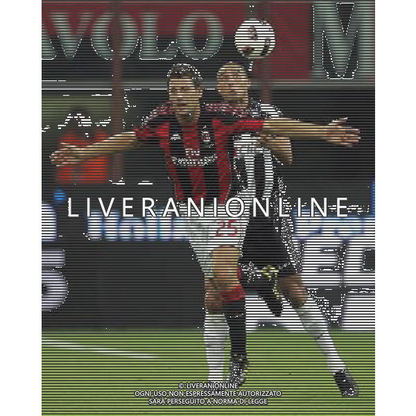 MILAN - JUVENTUS 20mo TROFEO LUIGI BERLUSCONI 22/08/2010 nella foto daniele bonera e trezeguet david ©Luzzani/Agenzia Aldo Liverani Sas