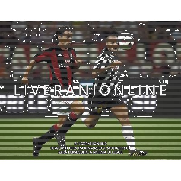 del piero MILAN - JUVENTUS 20mo TROFEO LUIGI BERLUSCONI 22/08/2010 nella foto filippo inzaghi e pepe simone ©Luzzani/Agenzia Aldo Liverani Sas
