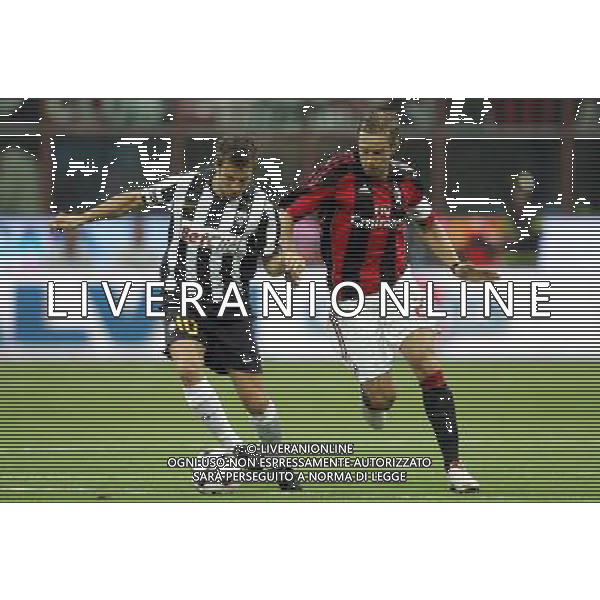 Milano 22-08-2010 20 Trofeo Luigi Berlusconi Milan-Juventus nella foto alessandro del piero e massimo ambrosini ph marco luzzani/ag aldo liverani s.a.s.