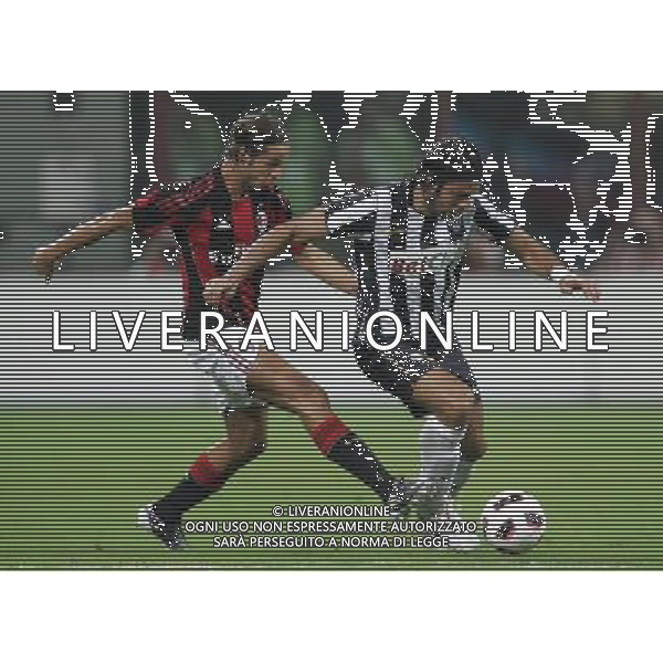 Milano 22-08-2010 20 Trofeo Luigi Berlusconi Milan-Juventus nella foto jorge martinez e luca antonini ph marco luzzani/ag aldo liverani s.a.s.