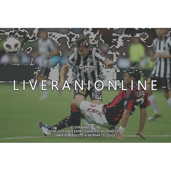 Milano 22-08-2010 20 Trofeo Luigi Berlusconi Milan-Juventus nella foto alessandro del piero e thiago silva ph marco luzzani/ag aldo liverani s.a.s.