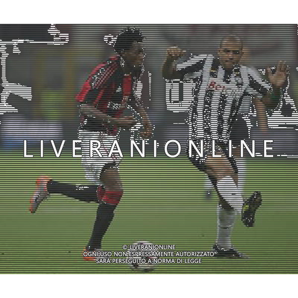 Milano 22-08-2010 20 Trofeo Luigi Berlusconi Milan-Juventus nella foto nnaamdi oduamadi e felipe melo ph marco luzzani/ag aldo liverani s.a.s.